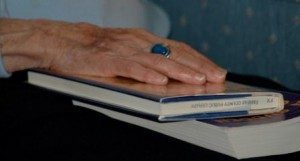 hand on two books